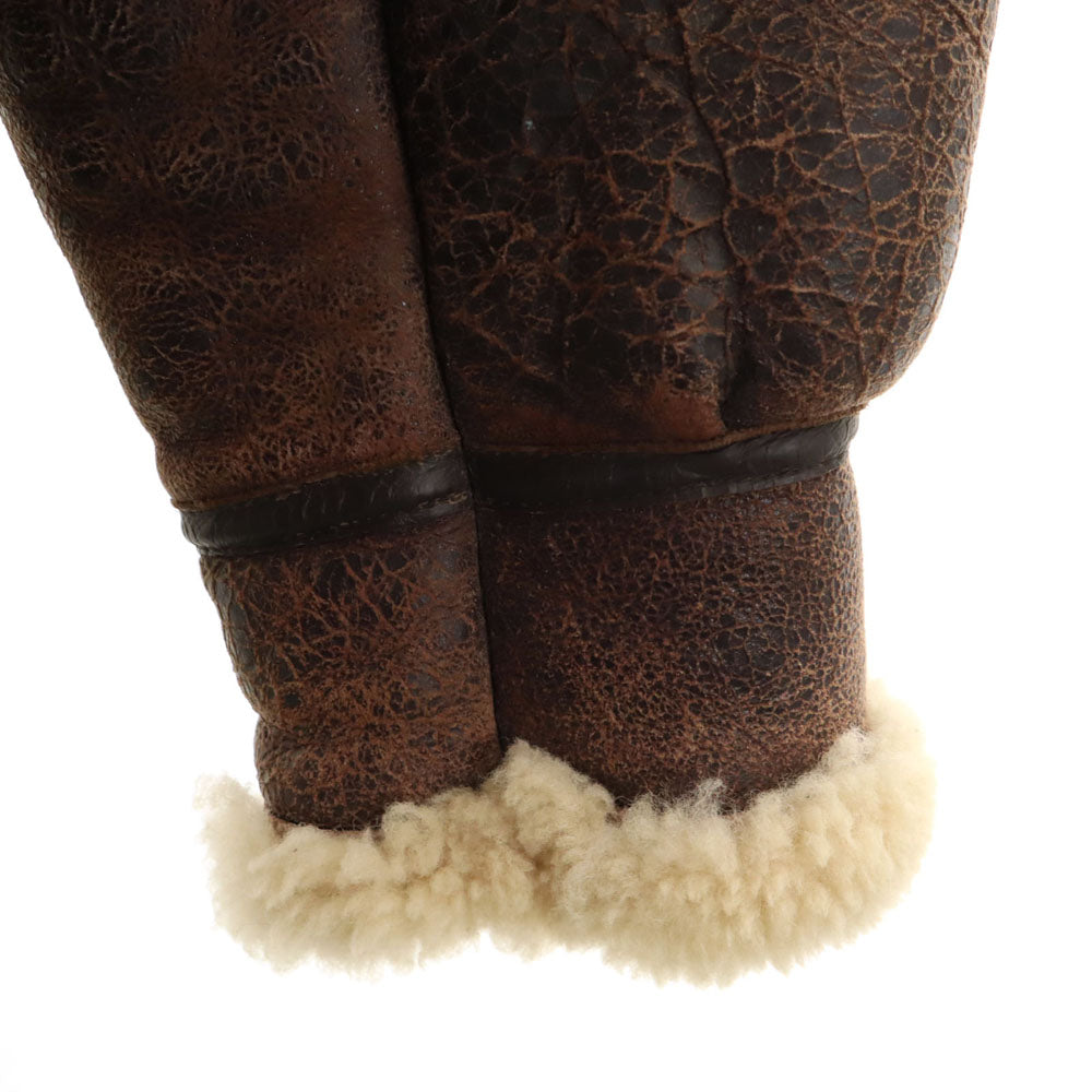 prms パームス B-3 ムートン フライトジャケット 3L ブラウン ビッグサイズ メンズ