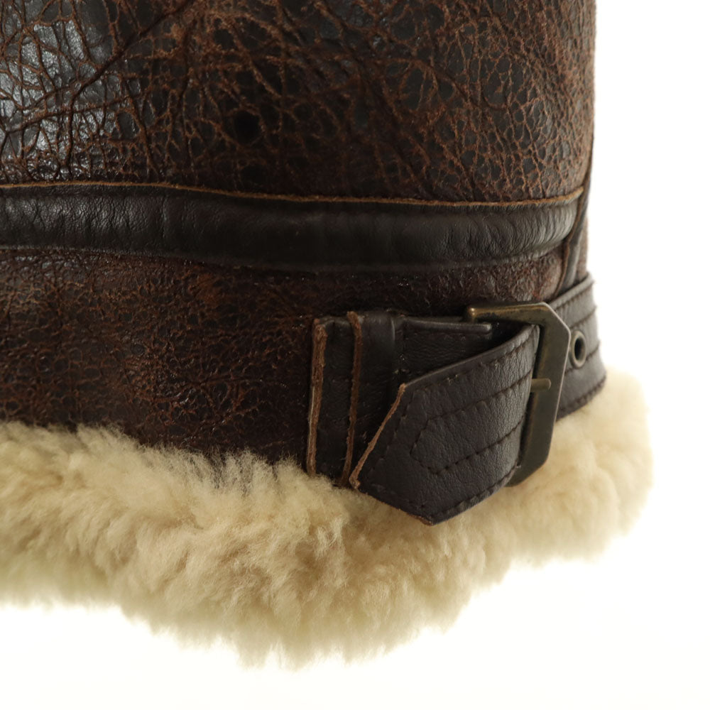 prms パームス B-3 ムートン フライトジャケット 3L ブラウン ビッグサイズ メンズ