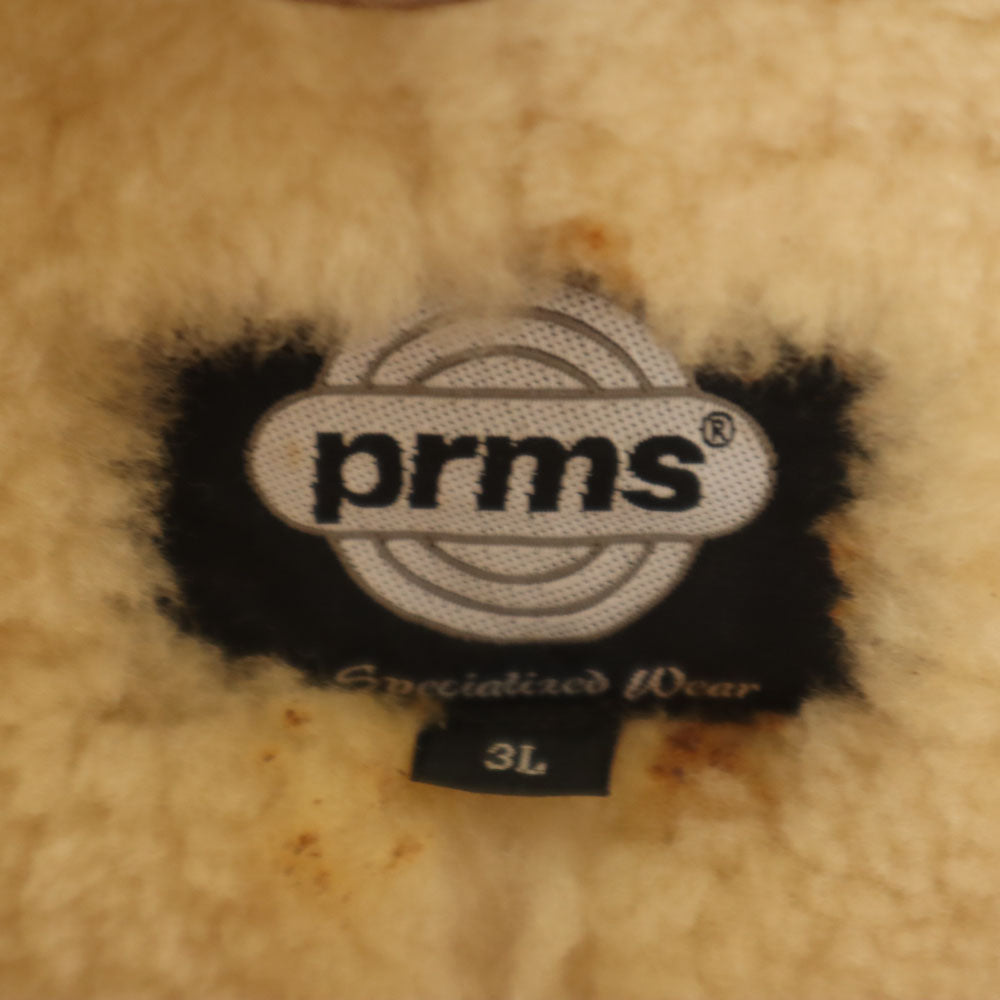 prms パームス B-3 ムートン フライトジャケット 3L ブラウン ビッグサイズ メンズ