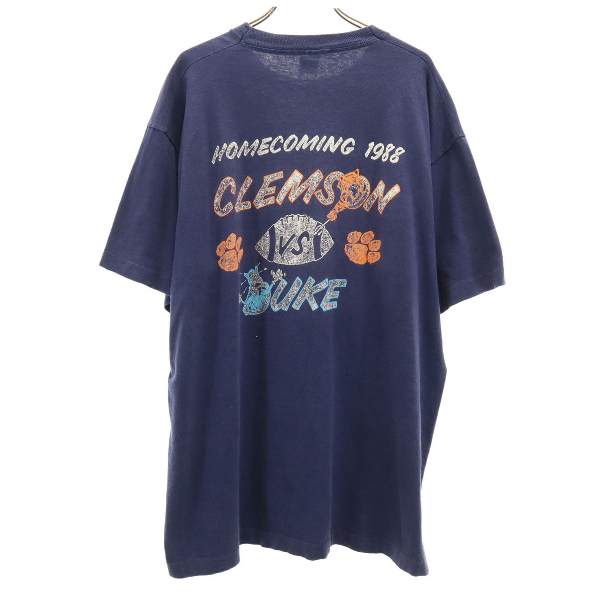 FRUIT OF THE LOOM フルーツオブザルーム 80s USA製 ヴィンテージ 半袖 Tシャツ XL ネイビー シングルステッチ メンズ