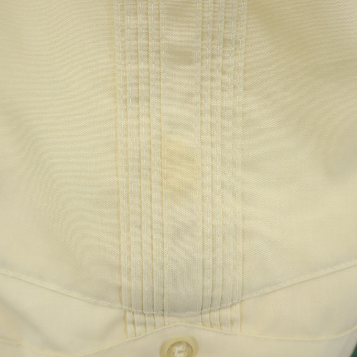 ROMANI ロマーニ 90s オールド 半袖 キューバシャツ XL ペールイエロー メンズ