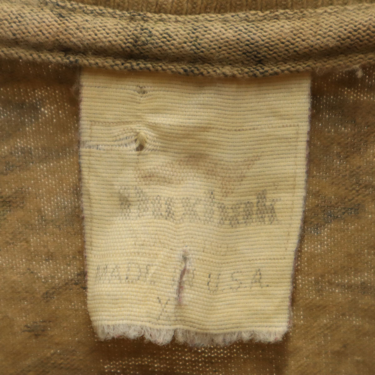 Duxbak ダックスバック 90s USA製 オールド 総柄 半袖 Tシャツ XL ベージュ系 シングルステッチ ポケT メンズ