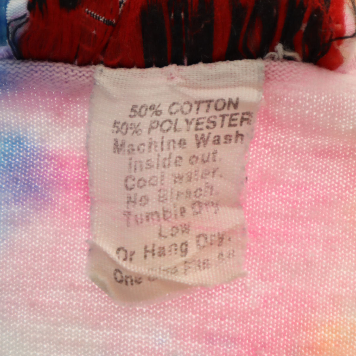 GET LUCKY 90s オールド タイダイ柄 半袖 Tシャツ F シングルステッチ メンズ