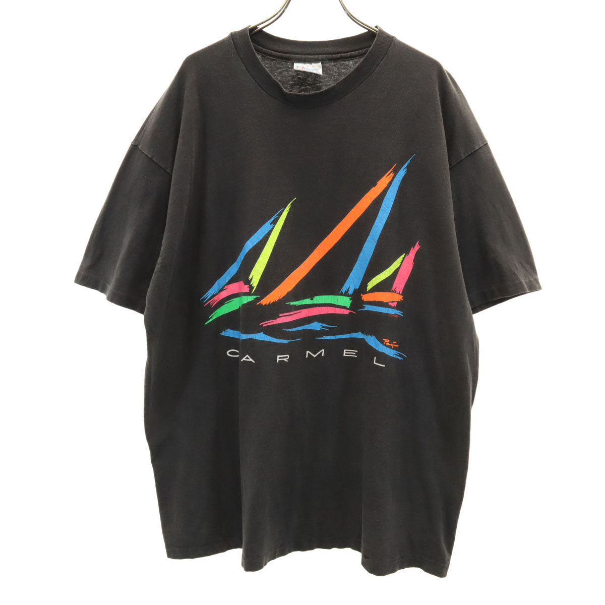 Hanes ヘインズ 90s USA製 オールド 半袖 Tシャツ XXL グレー BEEFY-T シングルステッチ ビックサイズ メンズ
