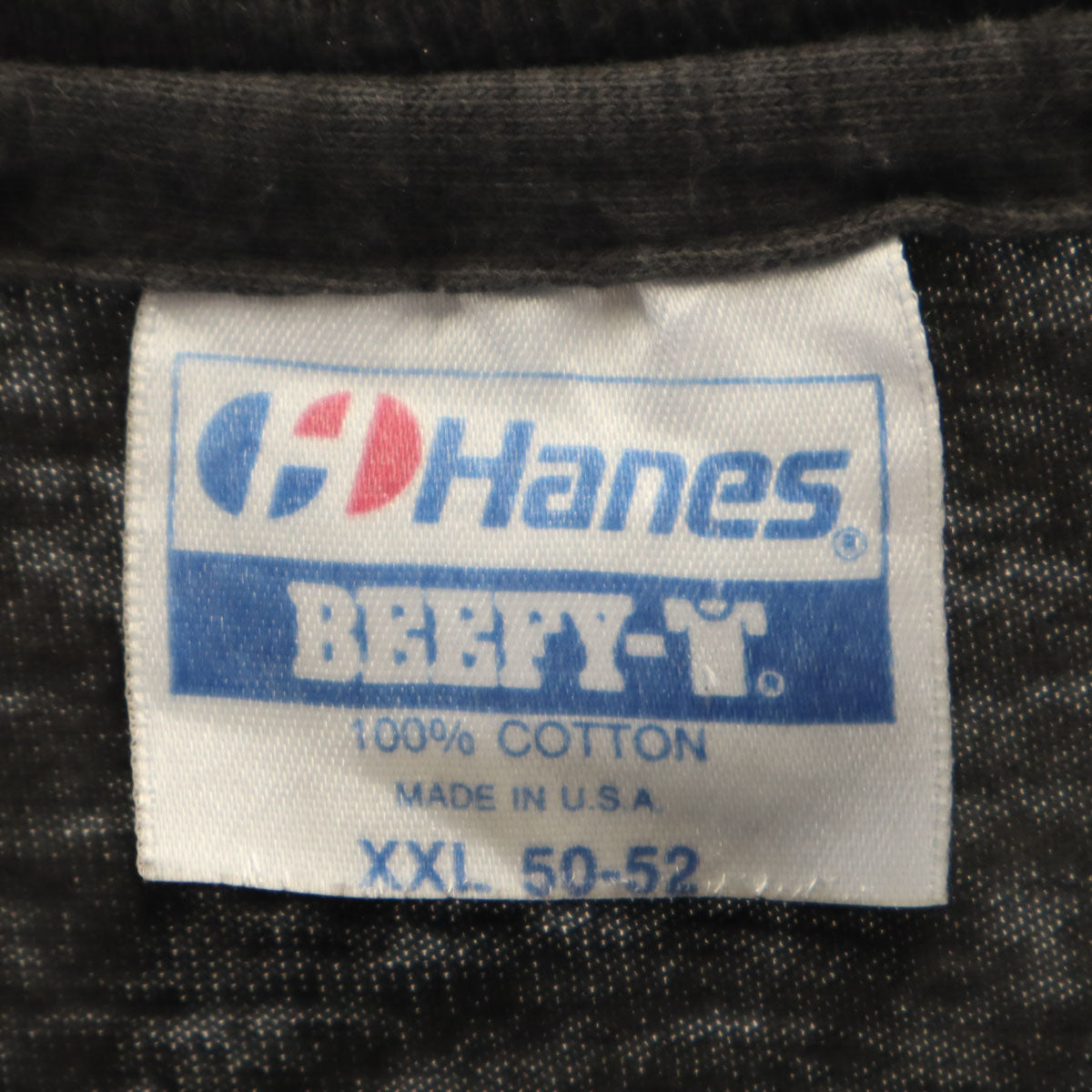 Hanes ヘインズ 90s USA製 オールド 半袖 Tシャツ XXL グレー BEEFY-T シングルステッチ ビックサイズ メンズ