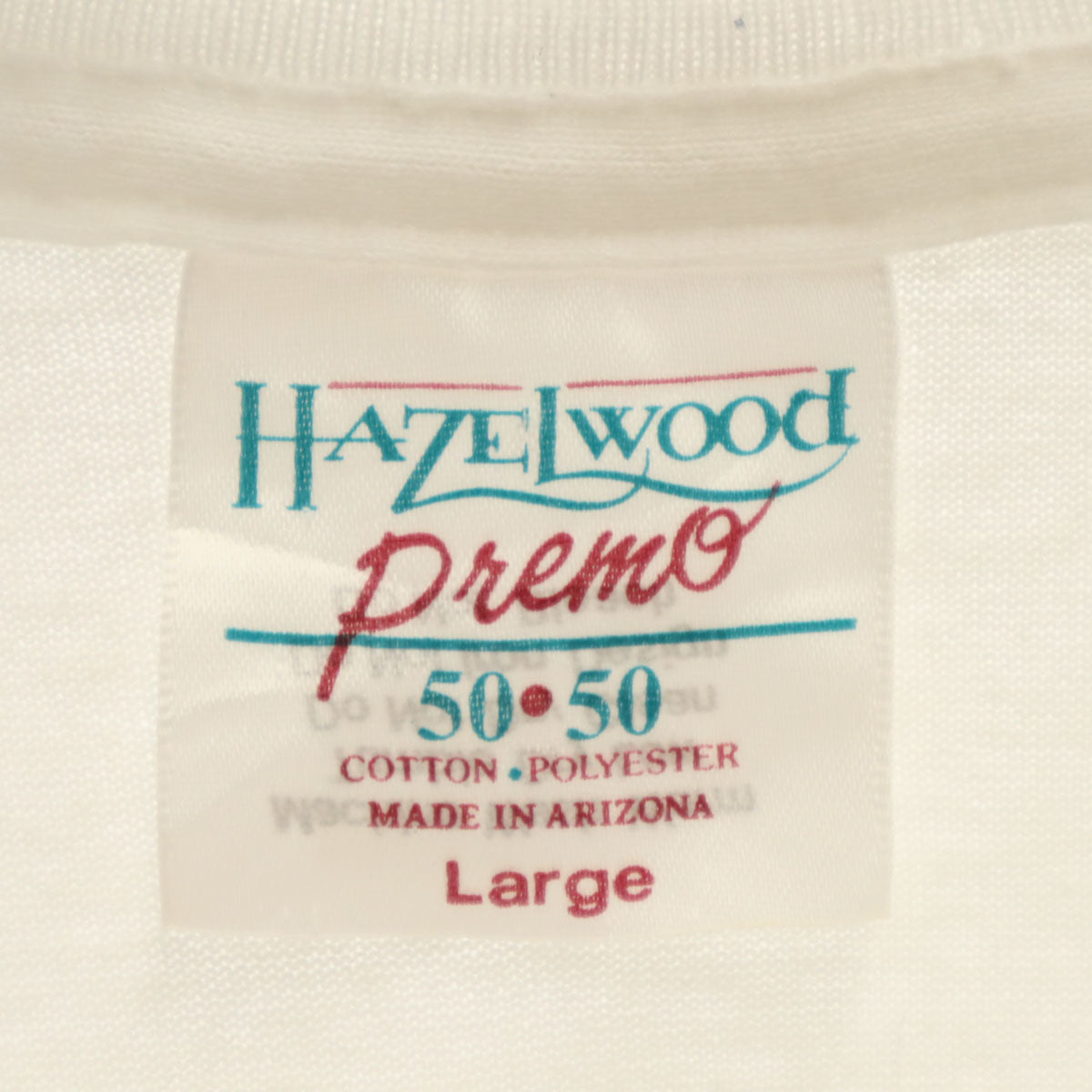 HAZELWOOD 90s オールド 長袖 Tシャツ L ホワイト メンズ