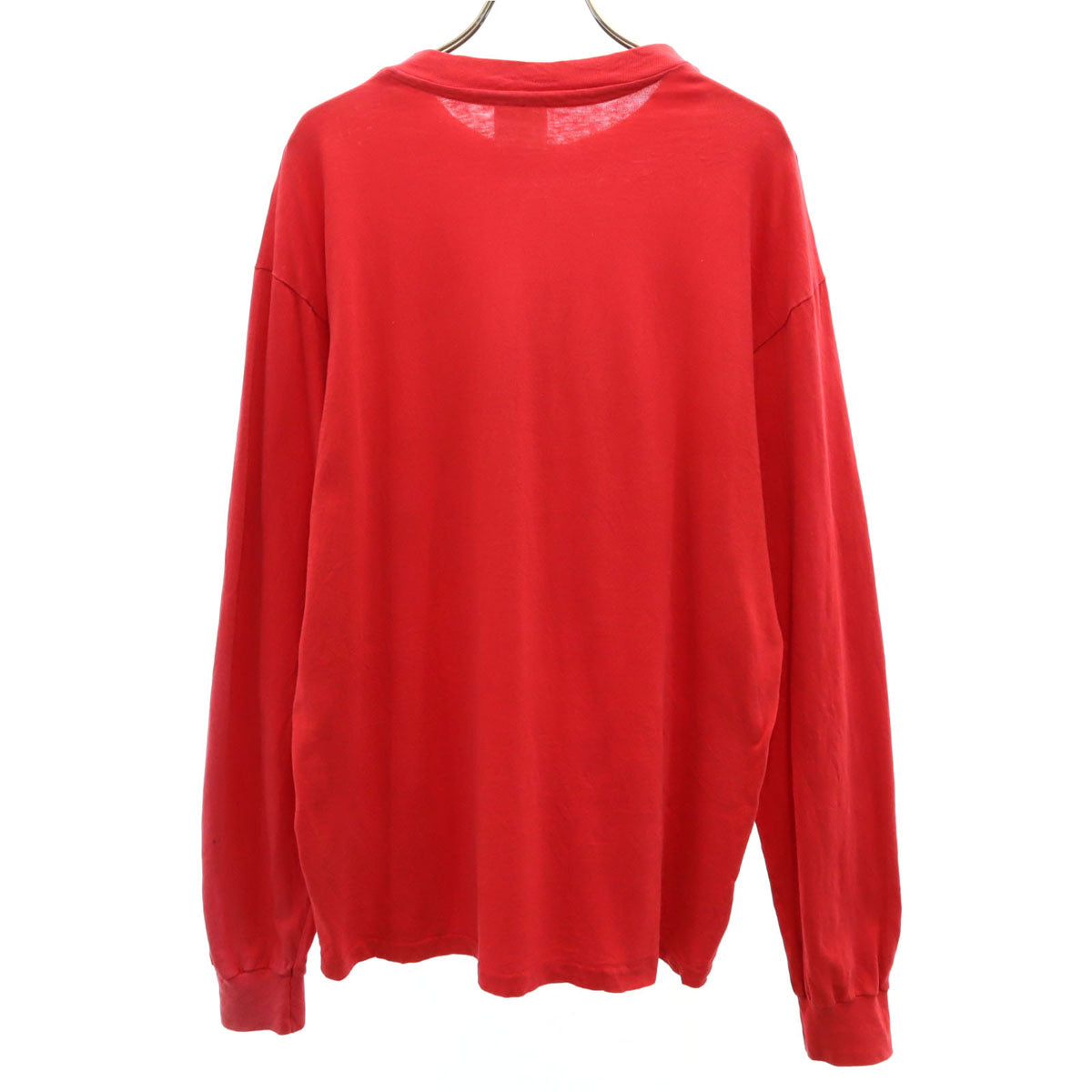 Hanes ヘインズ 90s USA製 オールド 長袖 Tシャツ L レッド メンズ