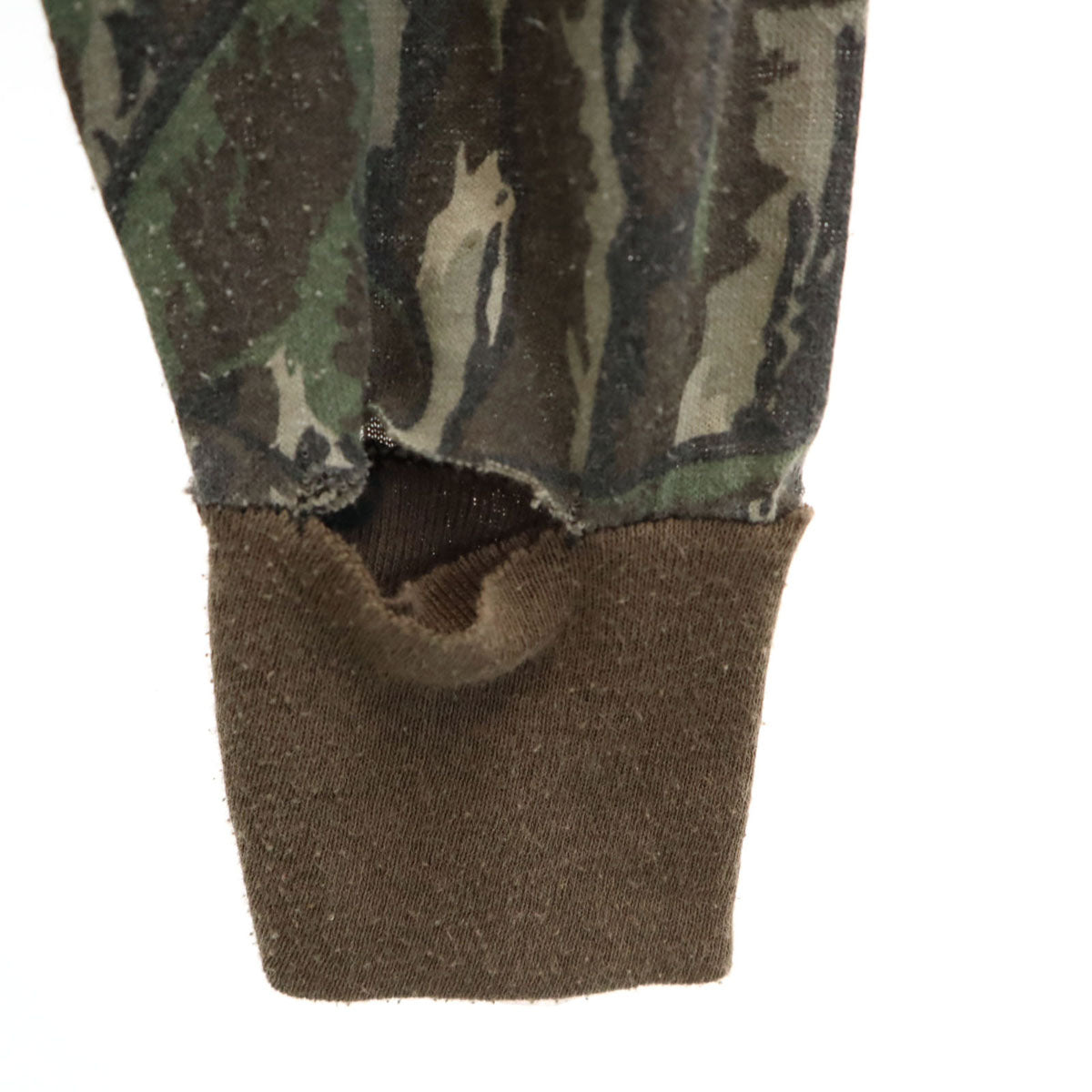 SPARTAN 90s USA製 オールド 長袖 Tシャツ XL カーキ系 メンズ