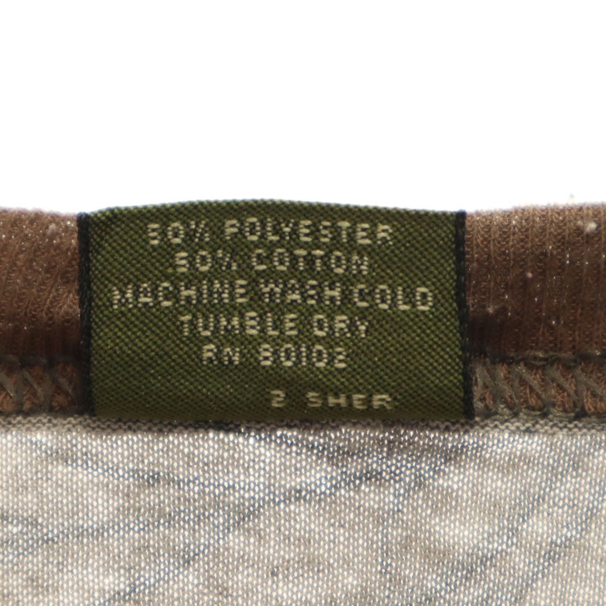 SPARTAN 90s USA製 オールド 長袖 Tシャツ XL カーキ系 メンズ