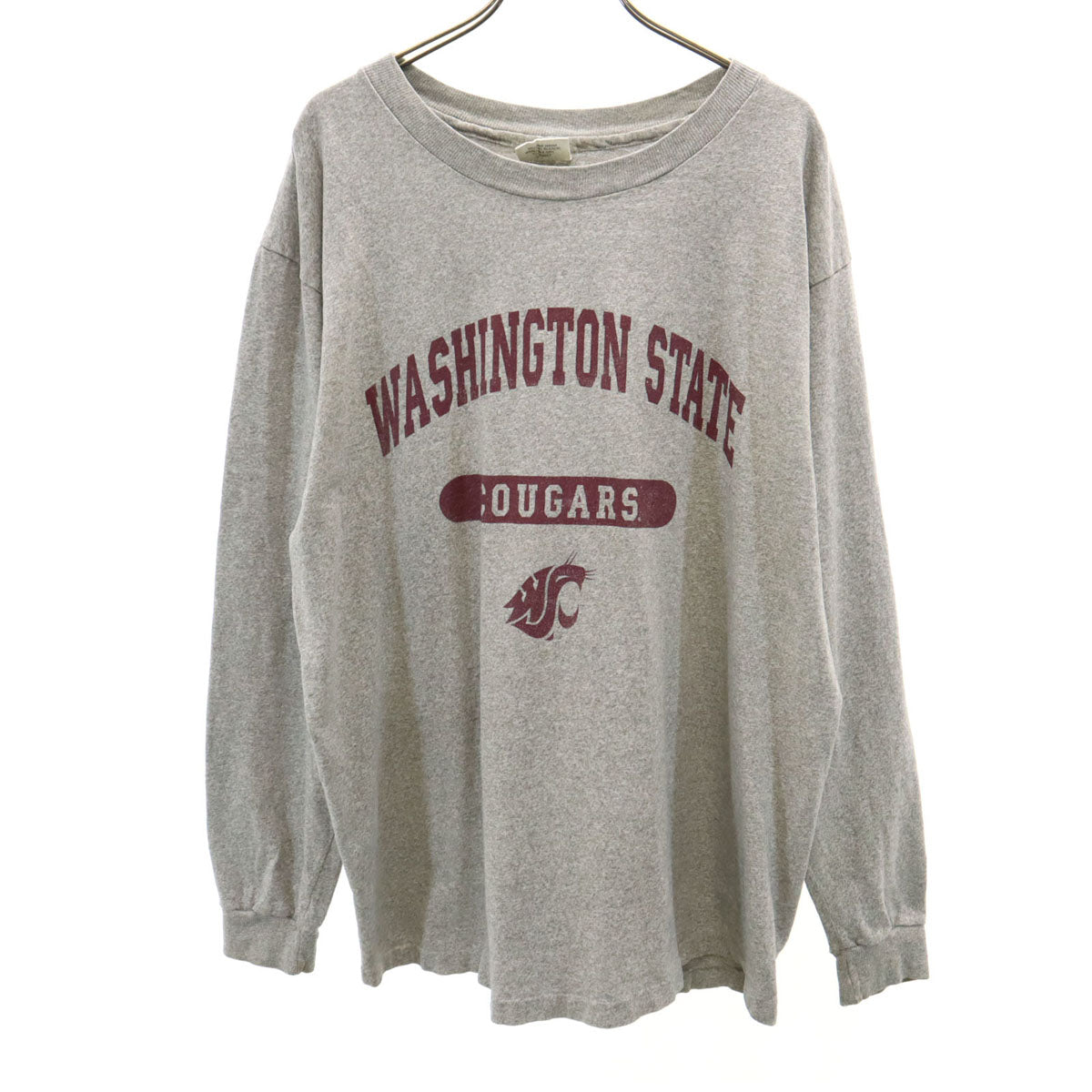 The Cotton Exchange ザコットンエクスチェンジ 90s USA製 オールド 長袖 Tシャツ L グレー メンズ