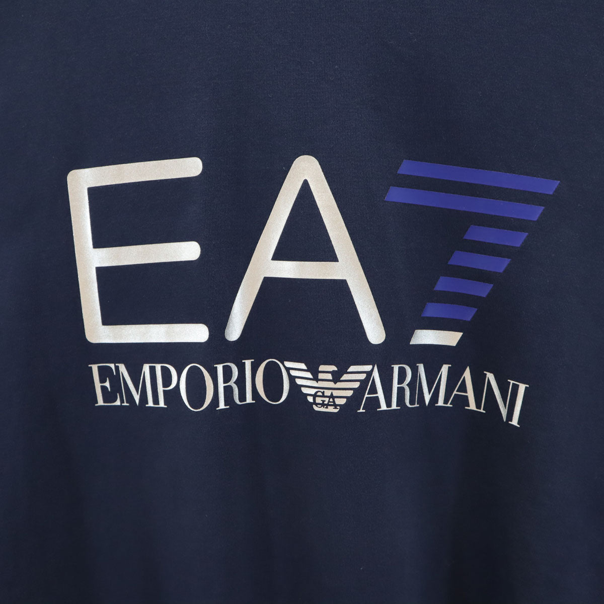 Emporio Armani エンポリオアルマーニ 長袖 Tシャツ M ブルー ストレッチ メンズ