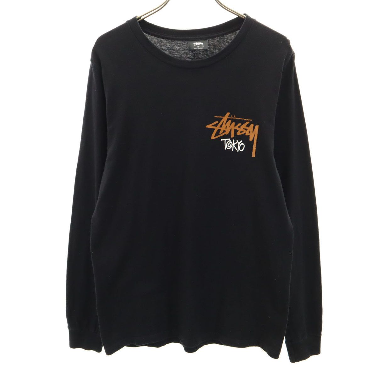 STUSSY ステューシー 長袖 Tシャツ M ブラック メンズ