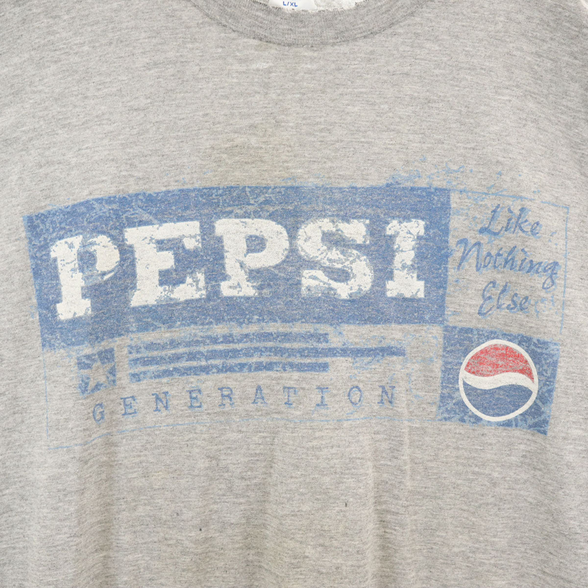 PEPSI ペプシ 90s USA製 オールド 半袖 Tシャツ L グレー シングルステッチ メンズ