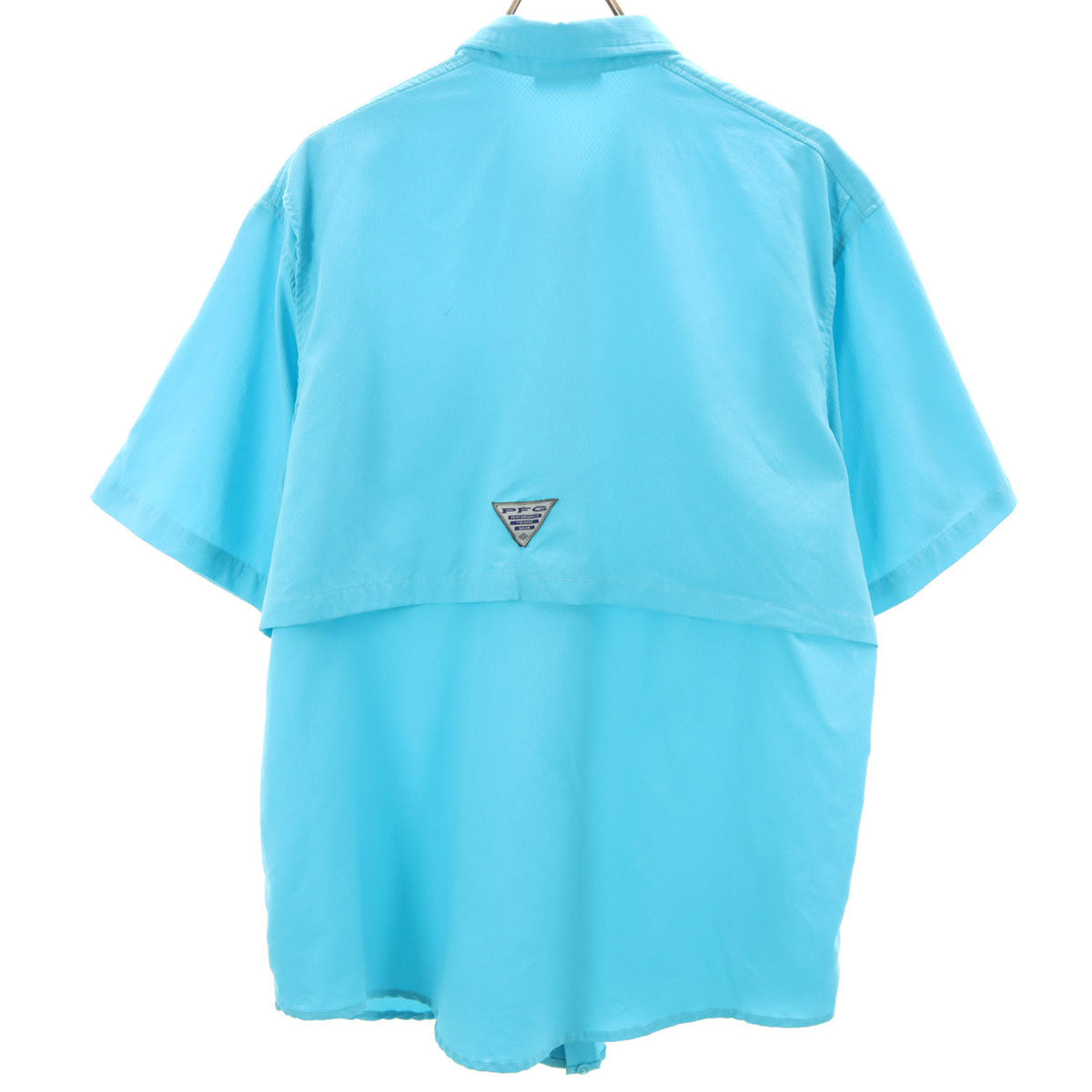 Columbia PFG コロンビアピーエフジー 半袖 フィッシング シャツ ブルー系 アウトドア メンズ
