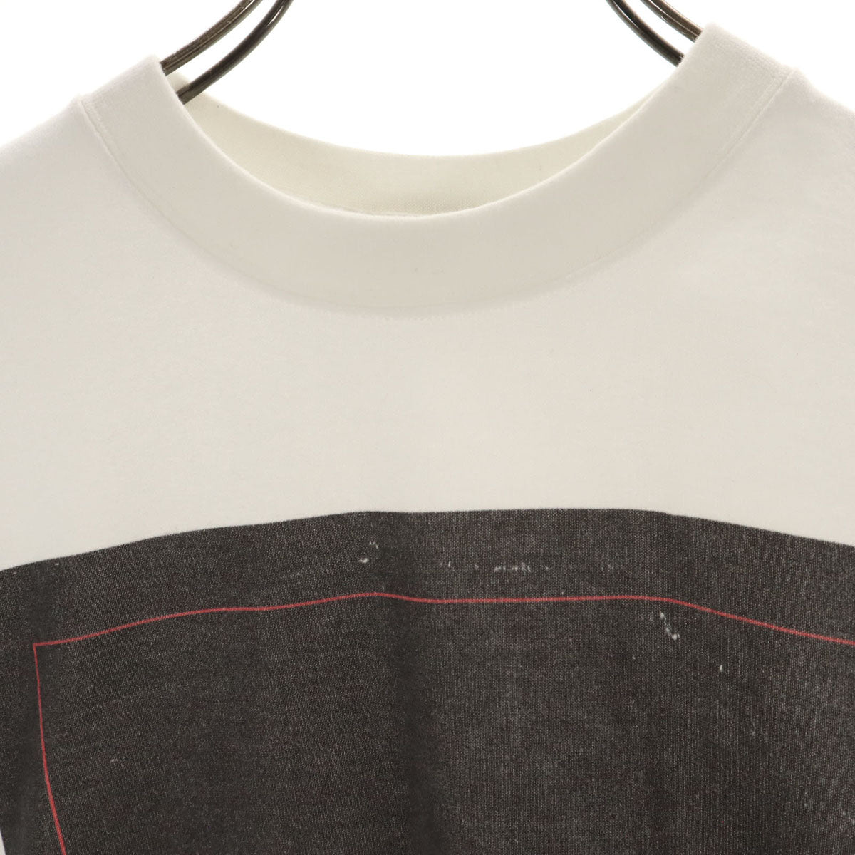 JOHN LAWRENCE SULLIVAN ジョンローレンスサリバン 日本製 INVISIBLE プリント 半袖 Tシャツ S ホワイト メンズ