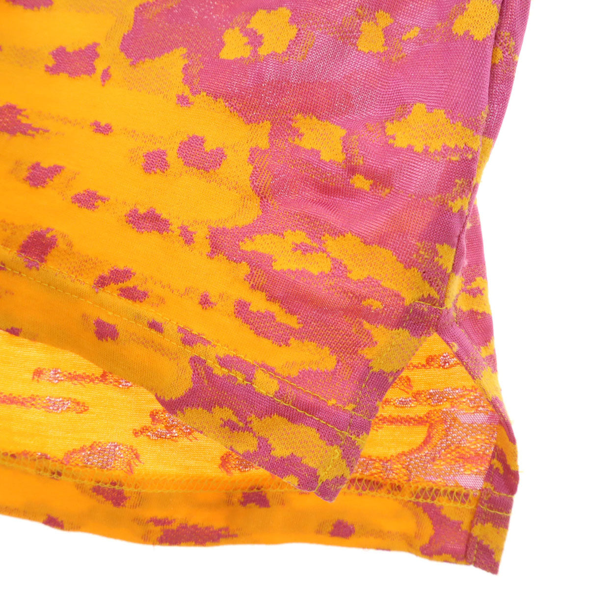 KENZO GOLF ケンゾーゴルフ 90s 日本製 オールド 半袖 ポロシャツ 3 オレンジ系 メンズ