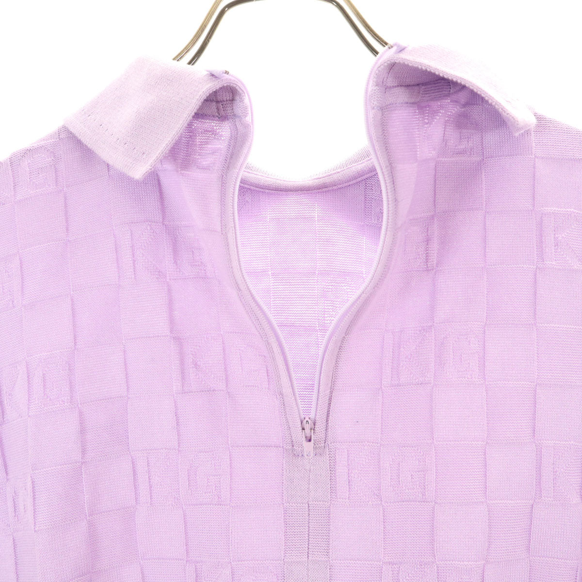 KENZO GOLF ケンゾーゴルフ 90s 日本製 オールド 半袖 ポロシャツ 2 パープル レディース