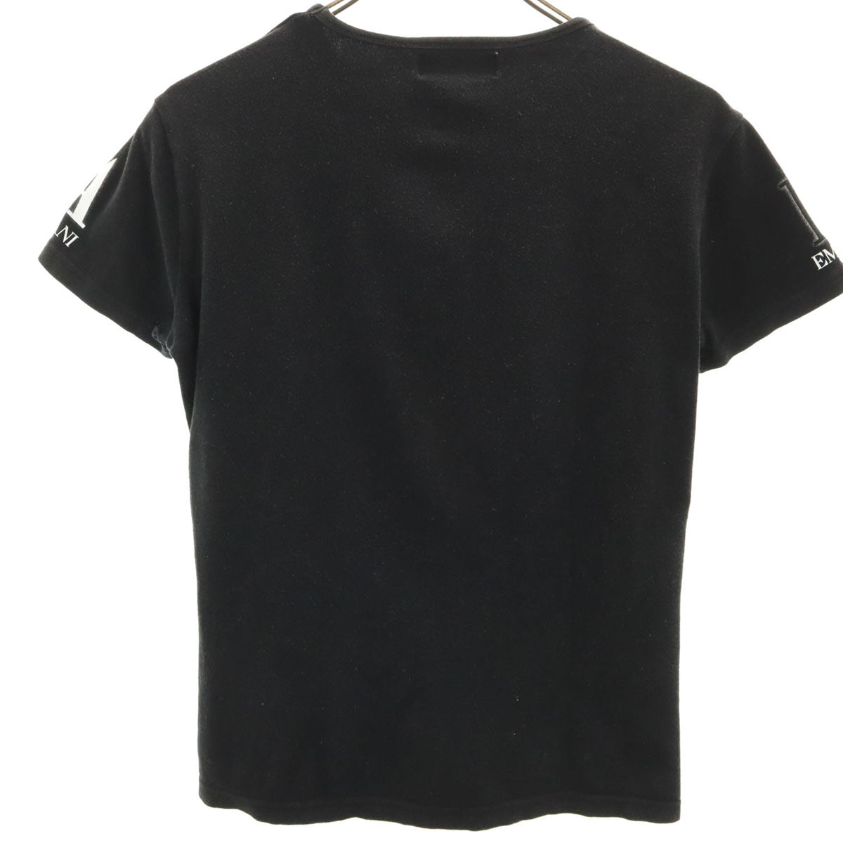 Emporio Armani エンポリオアルマーニ 日本製 半袖 Tシャツ M ブラック レディース