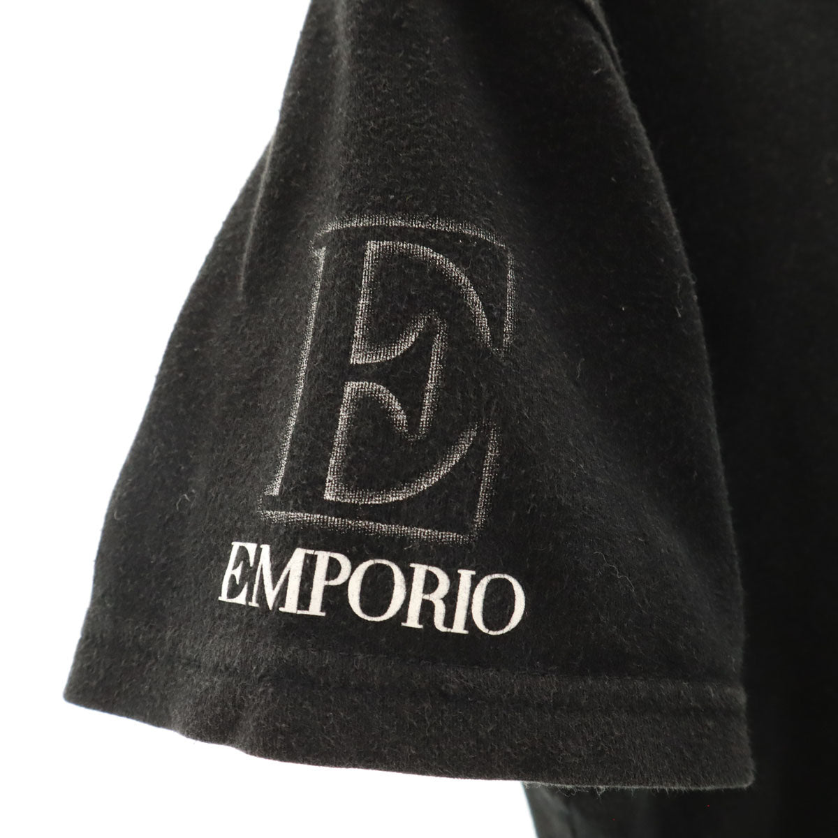 Emporio Armani エンポリオアルマーニ 日本製 半袖 Tシャツ M ブラック レディース