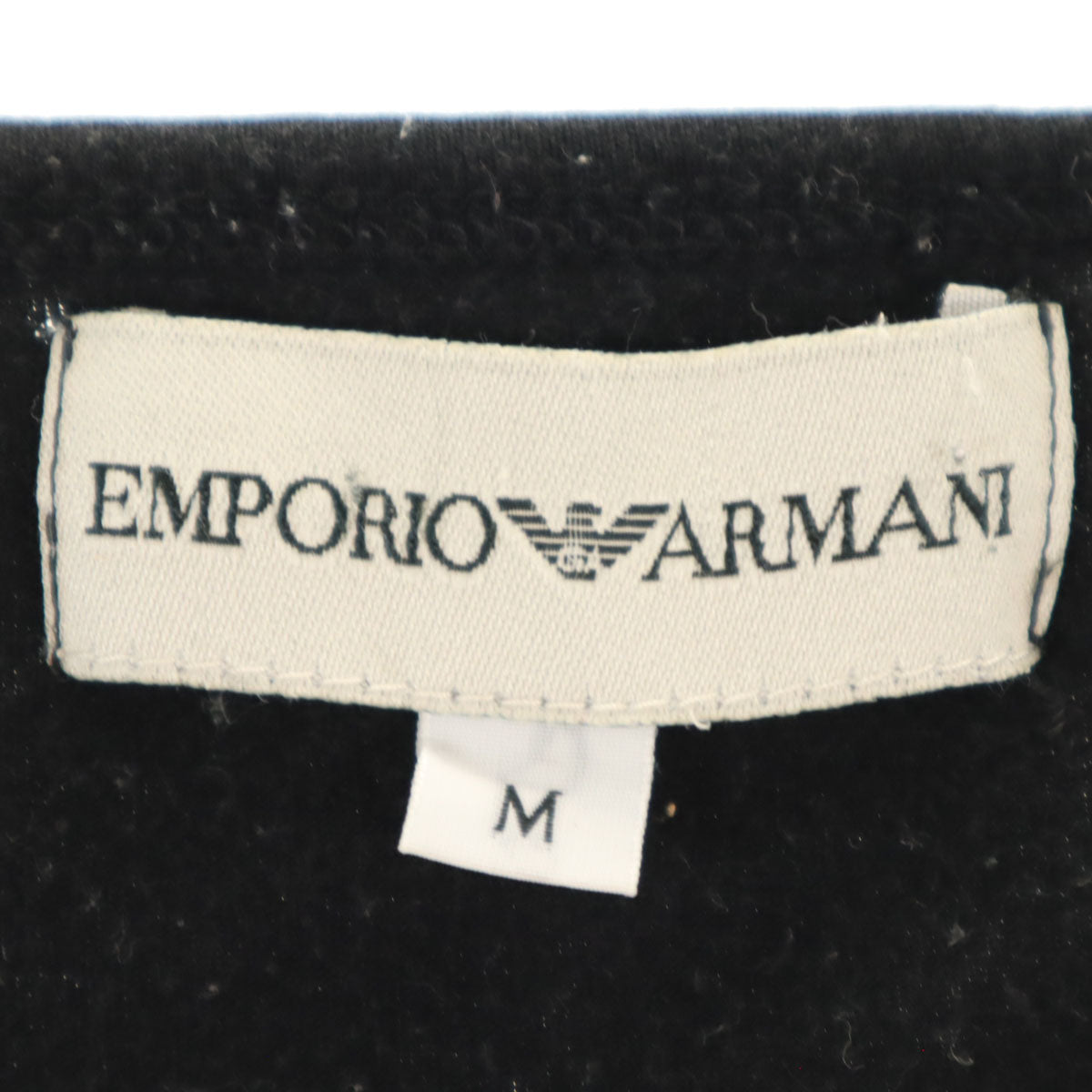 Emporio Armani エンポリオアルマーニ 日本製 半袖 Tシャツ M ブラック レディース