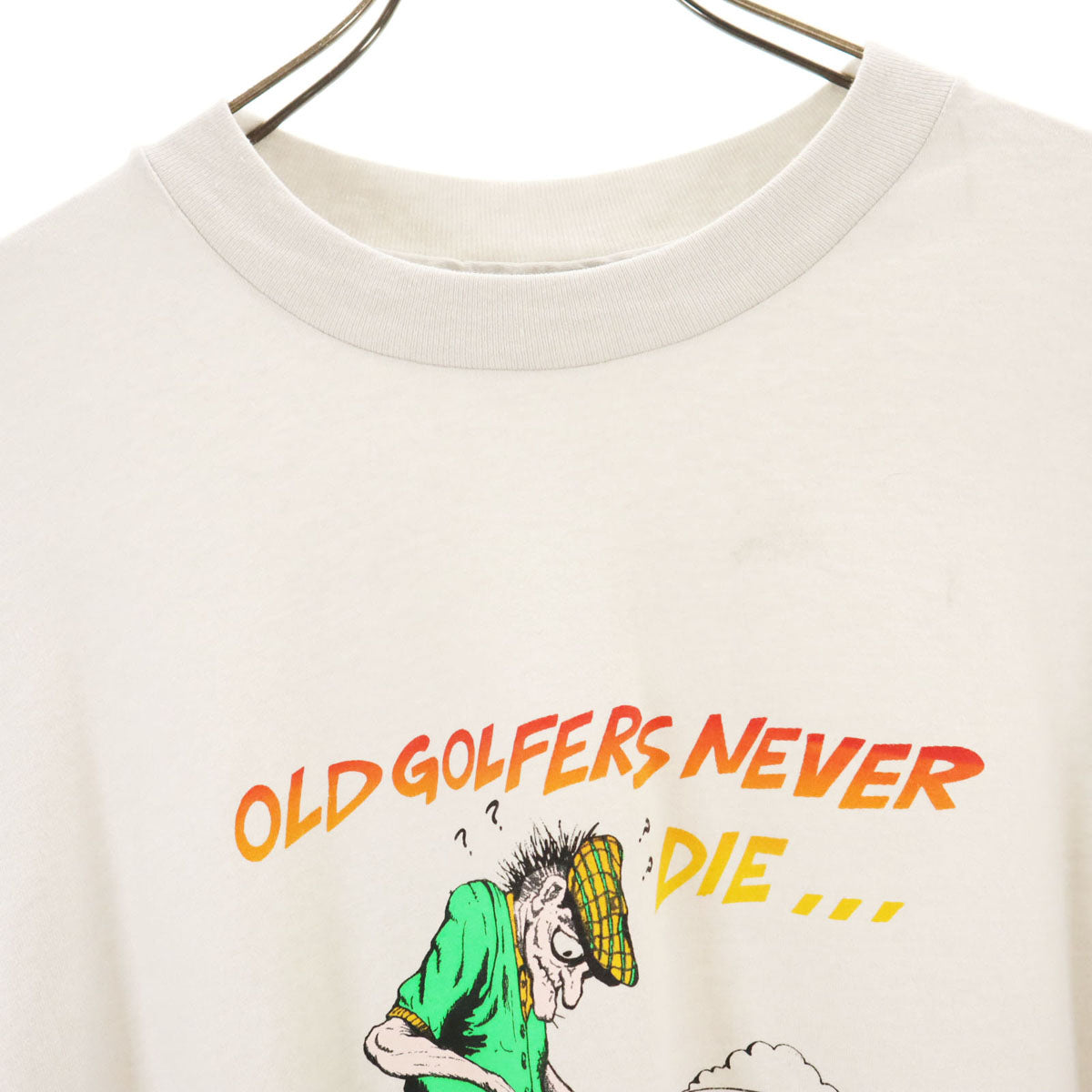 Hanes ヘインズ 80s USA製 ヴィンテージ メッセージプリント 半袖 Tシャツ XXL グレー シングルステッチ ビッグサイズ メンズ