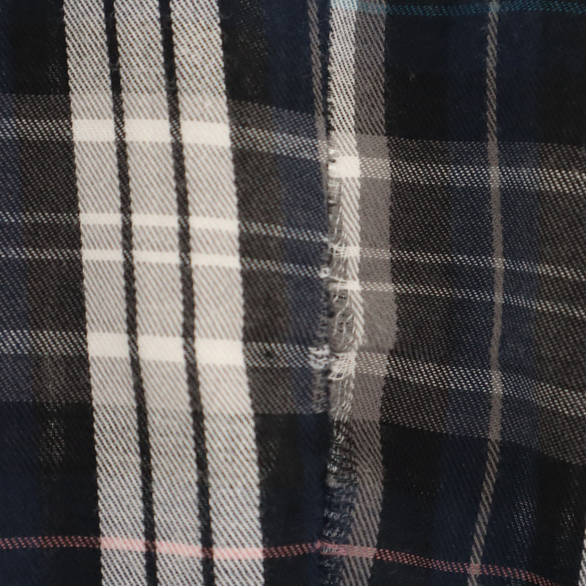 ARMANI EXCHANGE アルマーニエクスチェンジ チェック柄 長袖 シャツ XS 黒系 レディース