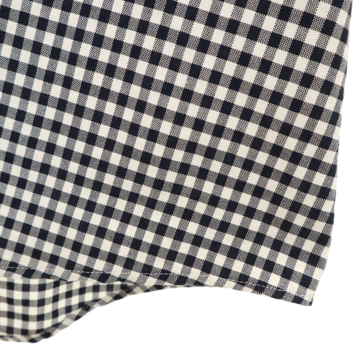 ami アミ ギンガムチェック柄 長袖 ボタンダウンシャツ 42 ホワイト メンズ