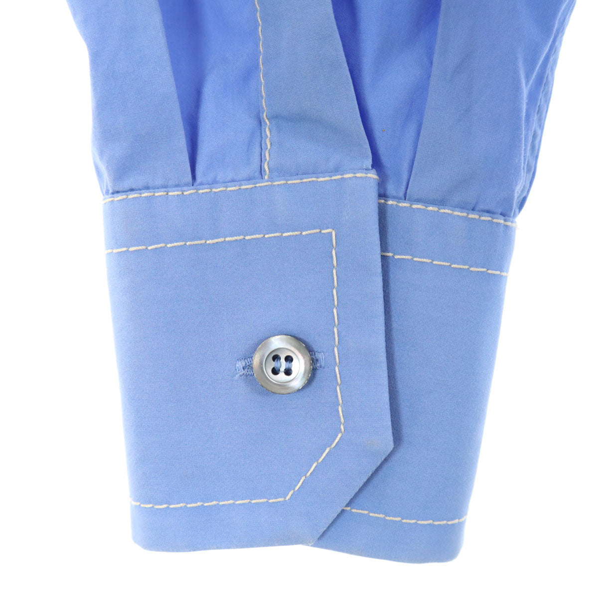 PRADA プラダ 長袖 シャツ 42 青紫系 メンズ