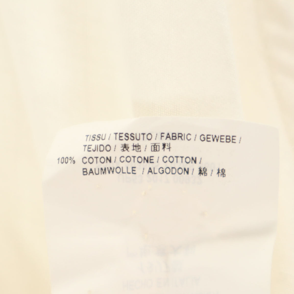 SAINT LAURENT サンローラン イタリア製 長袖 バンドカラーシャツ 42 ホワイト メンズ