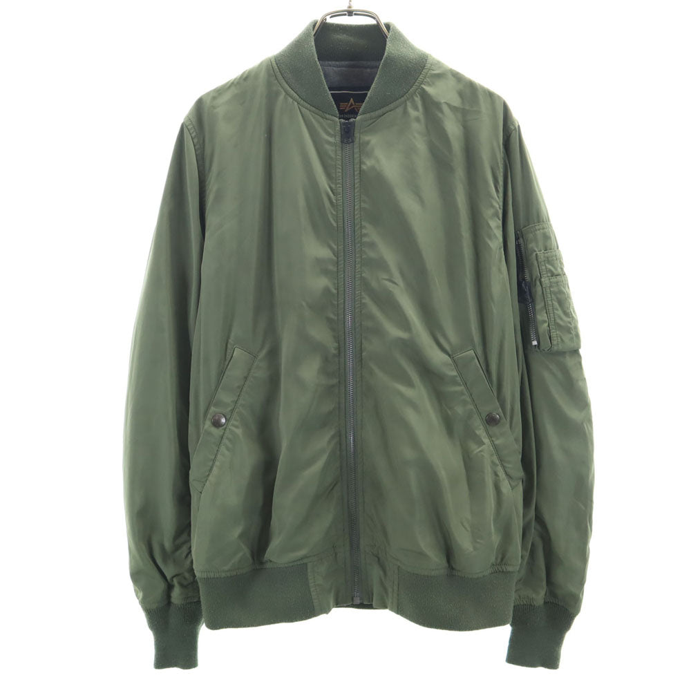 ALPHA INDUSTRIES INC アルファインダストリーズ MA-1 フライトジャケット M カーキ メンズ