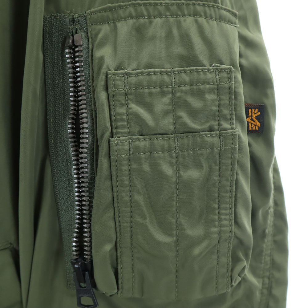 ALPHA INDUSTRIES INC アルファインダストリーズ MA-1 フライトジャケット M カーキ メンズ