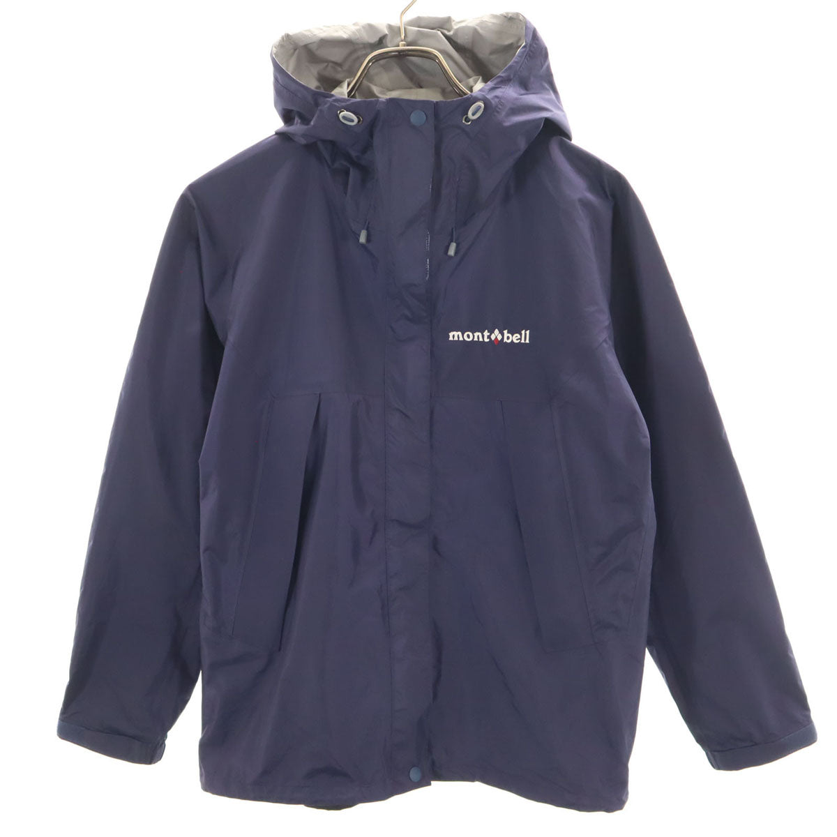 mont-bell モンベル ハイカー レインジャケット S ネイビー アウトドア レディース