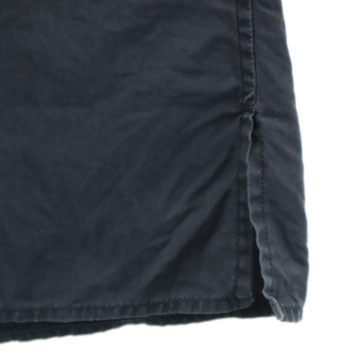 Y's ワイズ 日本製 長袖 アシメ シャツ 1 濃紺 ヨウジヤマモト 変形 レディース