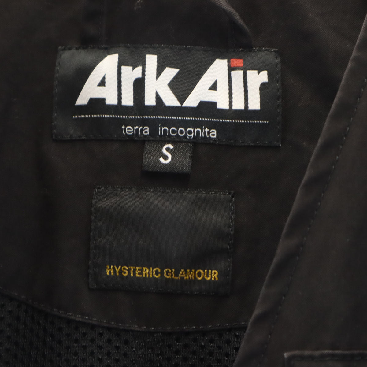 HYSTERIC GLAMOUR ヒステリックグラマー ArkAir アークエアー別注 UK製 トラフィック 02203AB01 ジャケット S ブラック メンズ