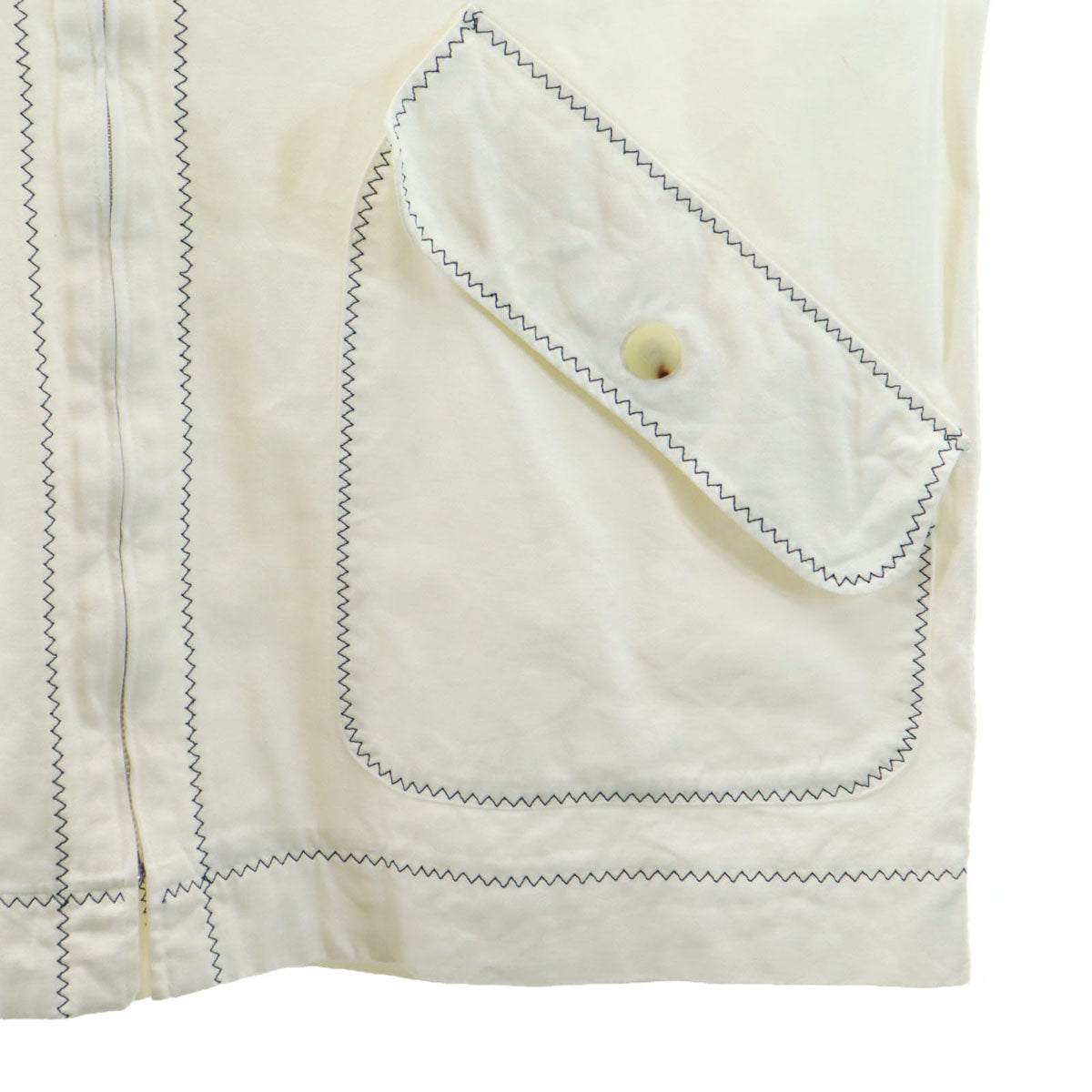 Christian Dior SPORTS クリスチャンディオールスポーツ 90s オールド フーデッド ジャケット アイボリー メンズ