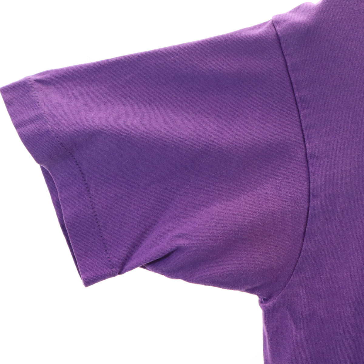 FRUIT OF THE LOOM フルーツオブザルーム 90s オールド USA製 キャット 半袖 Tシャツ S パープル シングルステッチ 猫 メンズ