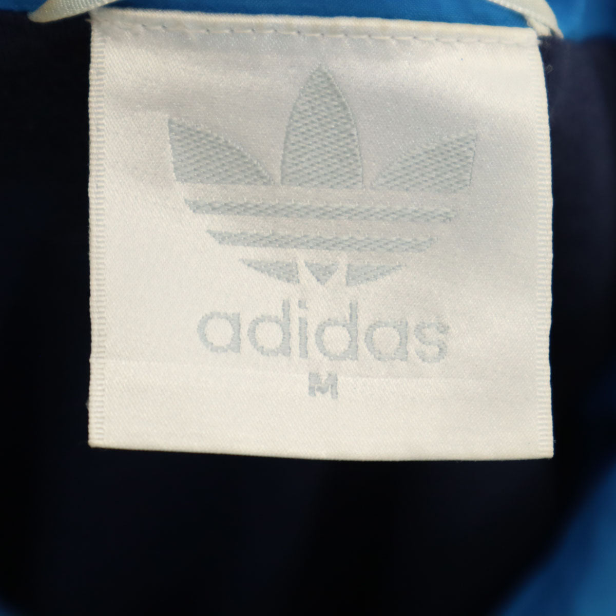 adidas アディダス 80s ヴィンテージ トレフォイルロゴ ウインドブレーカー M グリーン系 メンズ