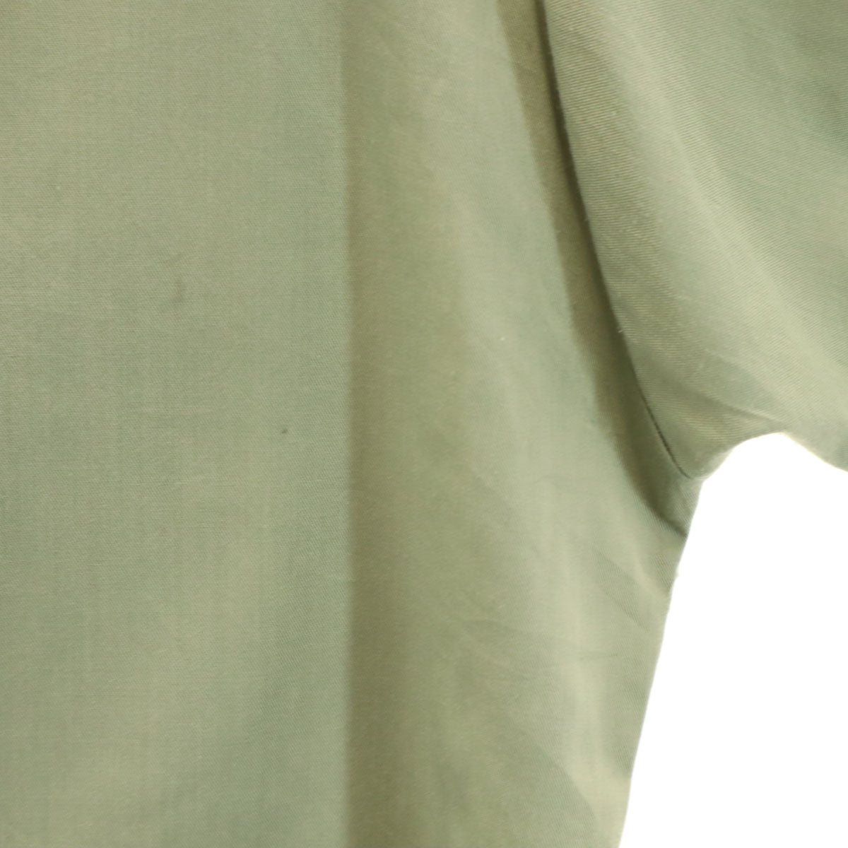 ARROW アロー 70s ヴィンテージ 長袖 オープンカラー ミリタリーシャツ 15-151/2 カーキ メンズ