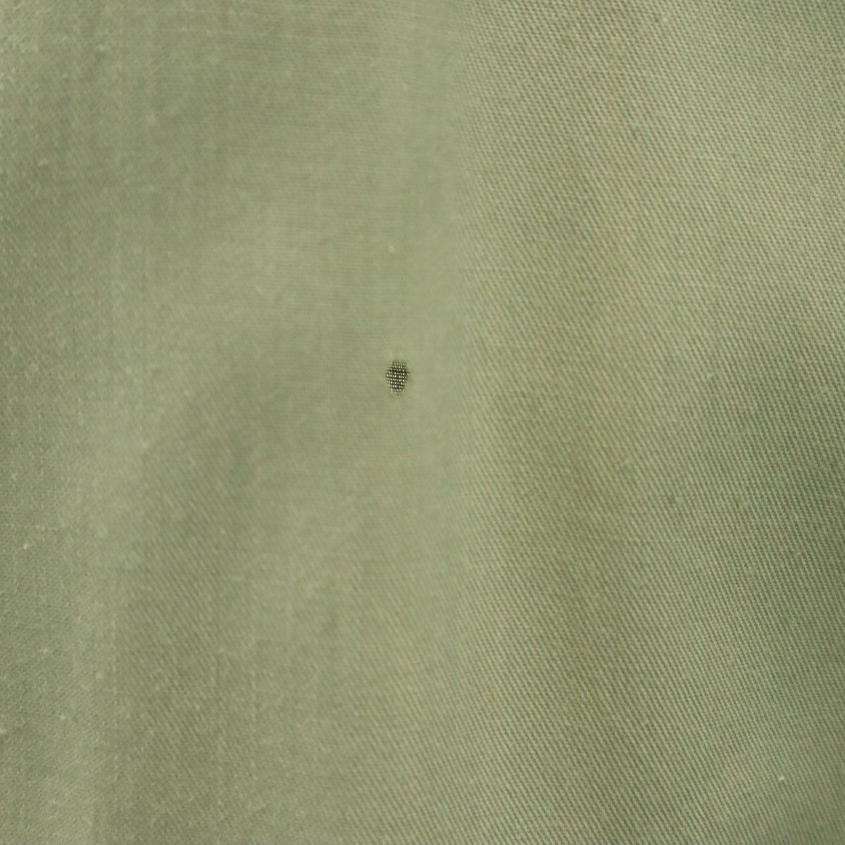 ARROW アロー 70s ヴィンテージ 長袖 オープンカラー ミリタリーシャツ 15-151/2 カーキ メンズ