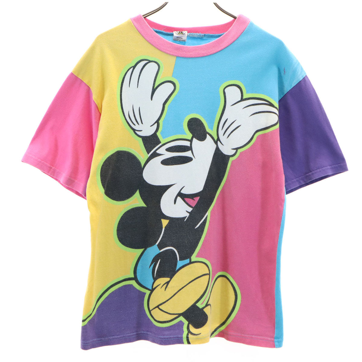 mickey & co. ミッキーアンドコー 90s 00s オールド ミッキーマウス 半袖 Tシャツ マルチ メンズ