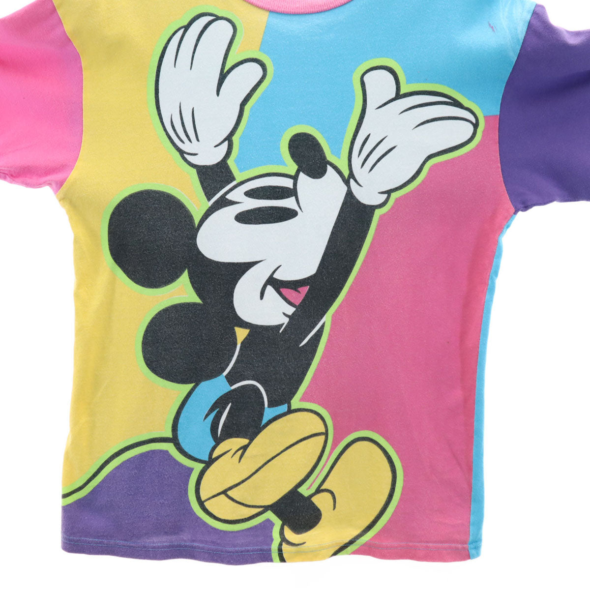 mickey & co. ミッキーアンドコー 90s 00s オールド ミッキーマウス 半袖 Tシャツ マルチ メンズ