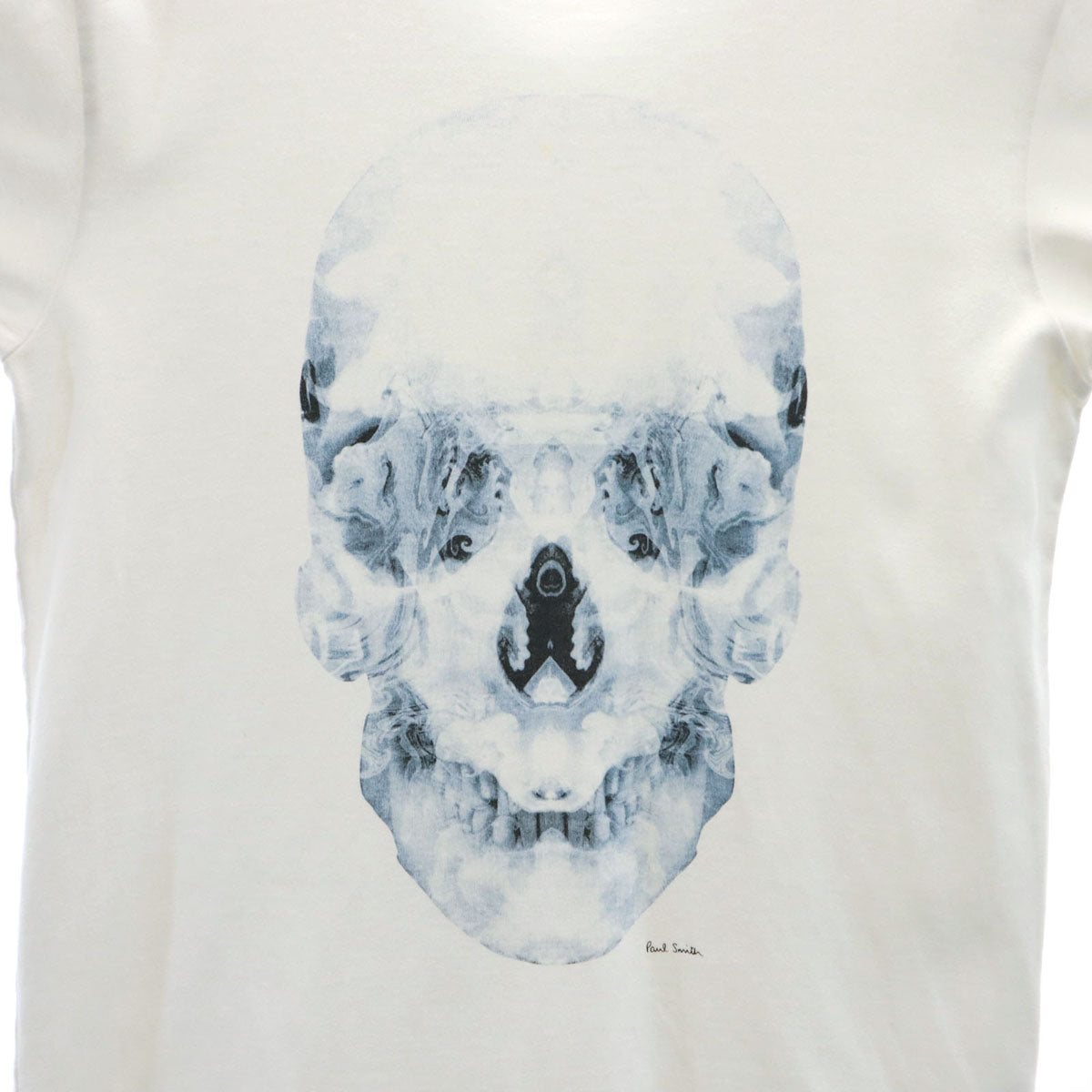Paul Smith ポールスミス 日本製 スカル 半袖 Tシャツ L ホワイト メンズ