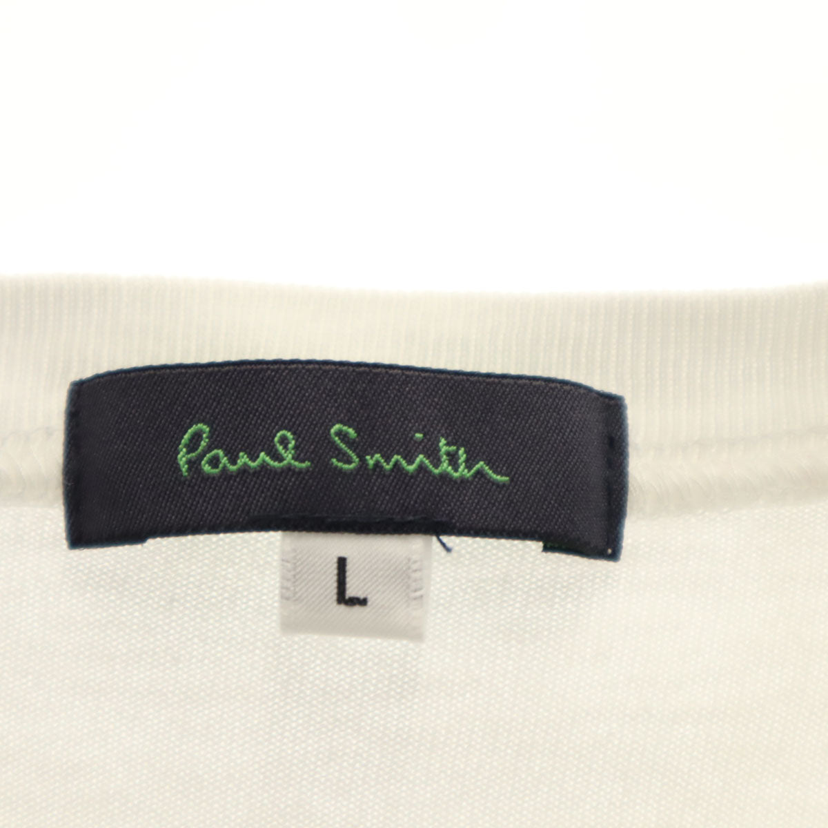 Paul Smith ポールスミス 日本製 スカル 半袖 Tシャツ L ホワイト メンズ