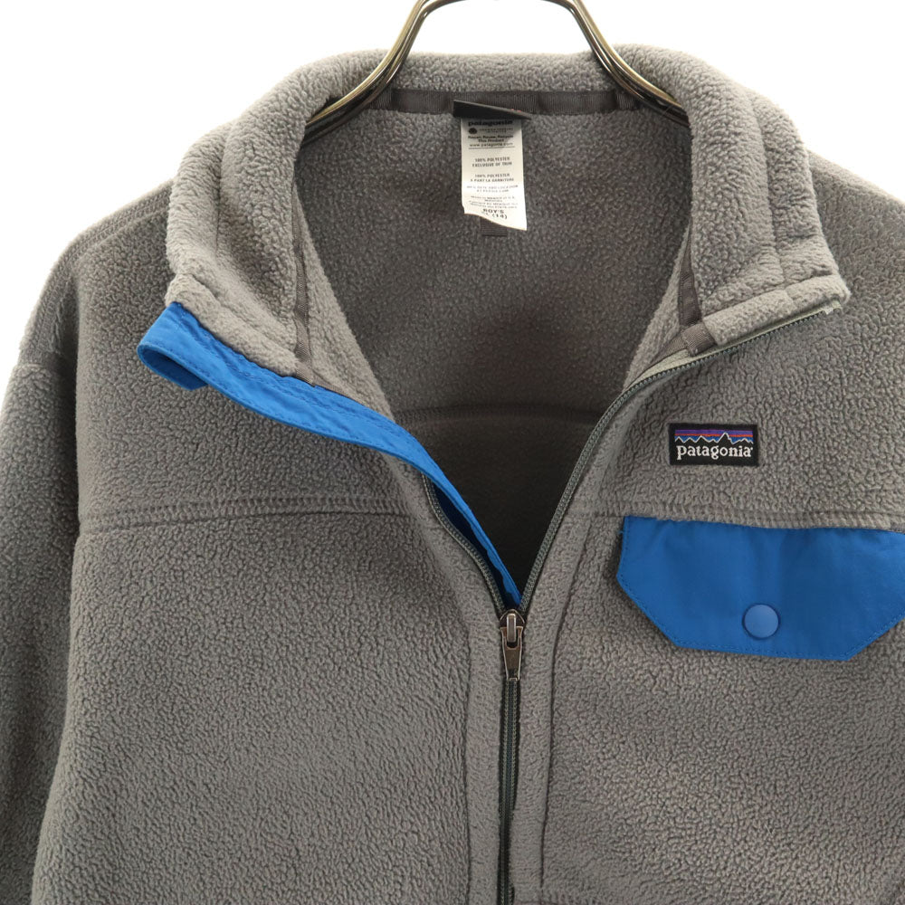 patagonia パタゴニア 65645FA12 シンチラ フリースジャケット XL グレー アウトドア キッズ