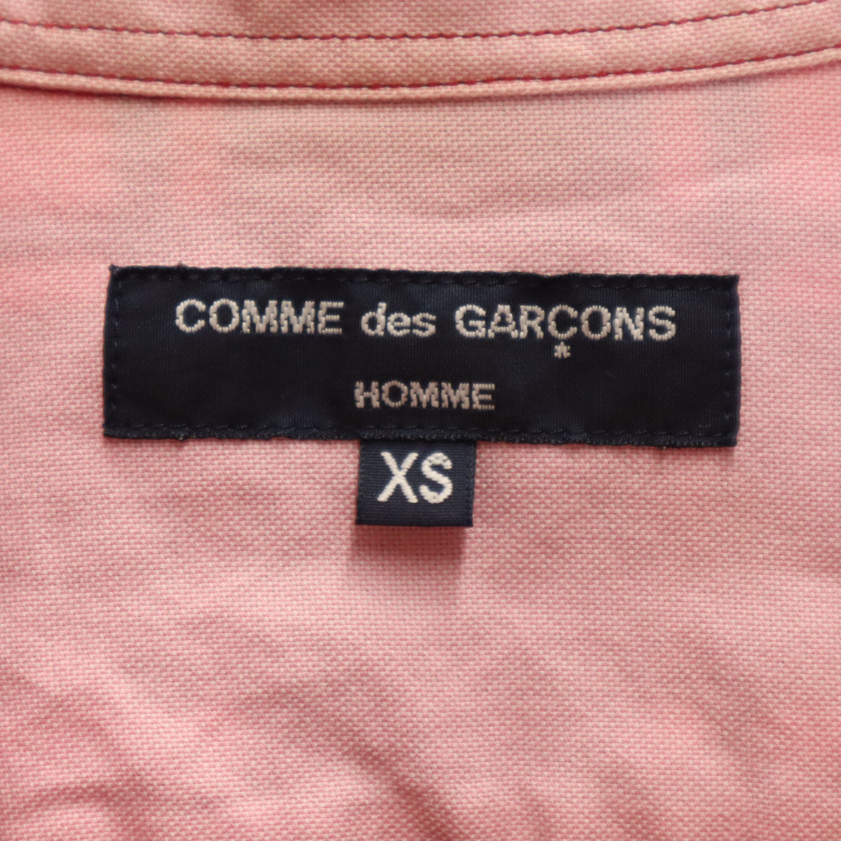 COMME des GARCONS HOMME コムデギャルソンオム 2010年 日本製 タータンチェック柄 長袖 ネルシャツ XS レッド メンズ