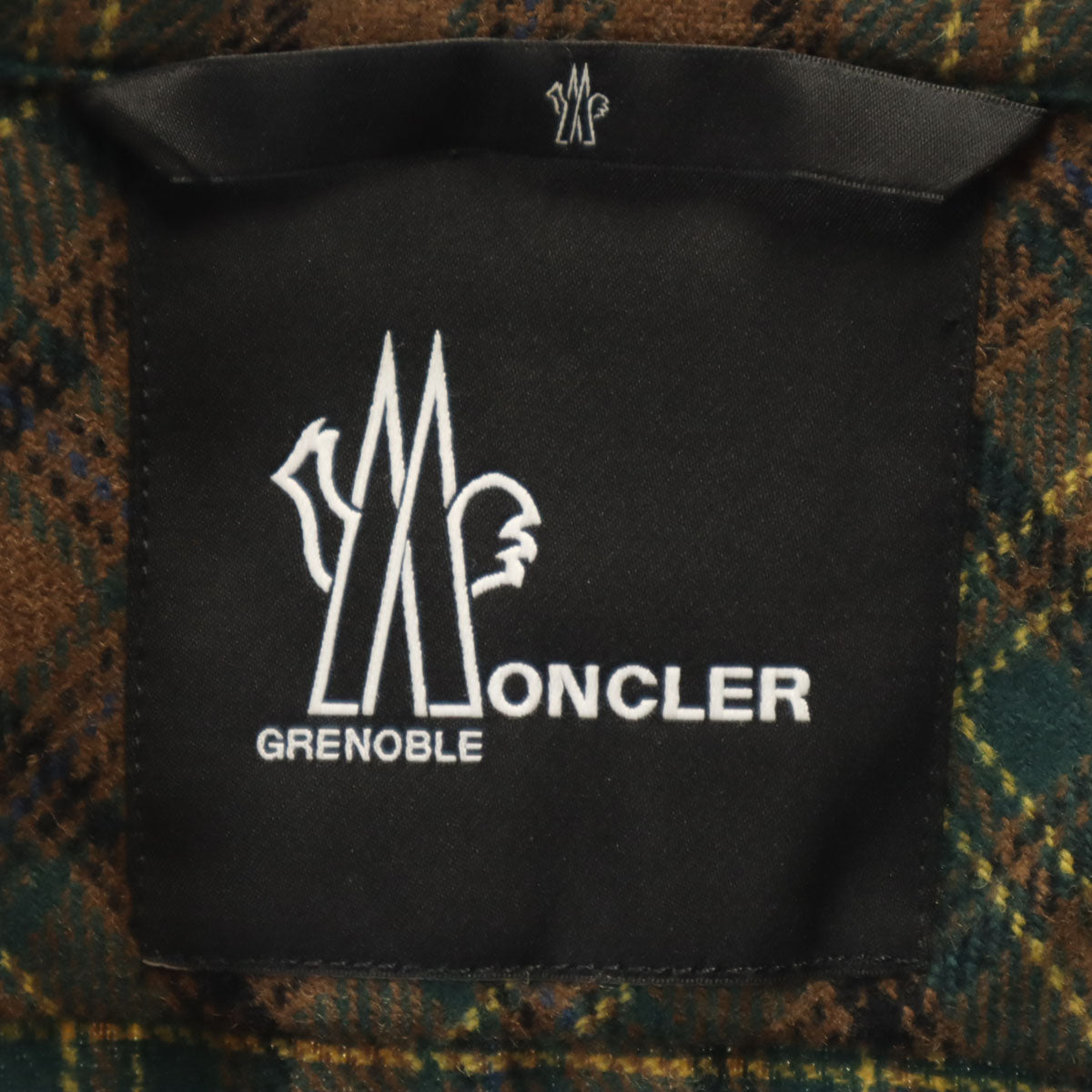 MONCLER モンクレール 長袖 ハーフジップ ネルシャツ L ブラウン系 プルオーバー メンズ