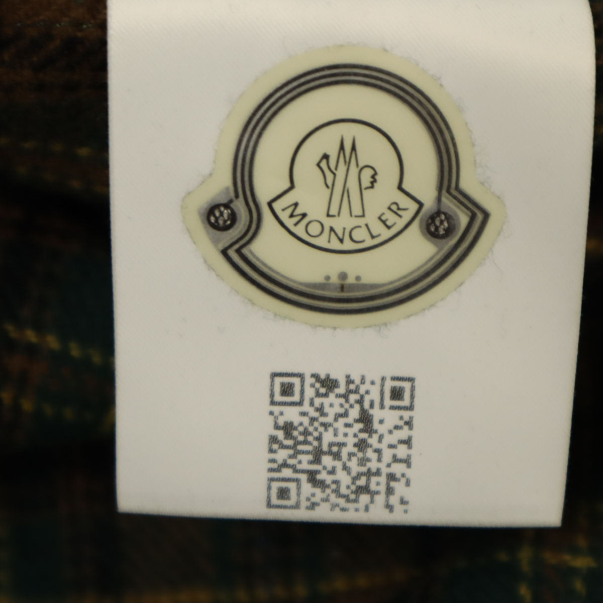 MONCLER モンクレール 長袖 ハーフジップ ネルシャツ L ブラウン系 プルオーバー メンズ