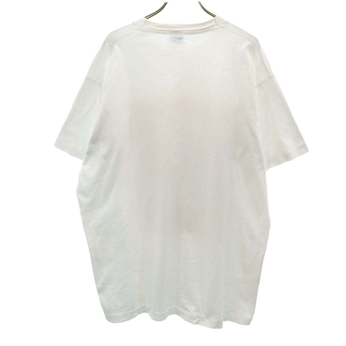 SALEM セイラム 90s USA製 オールド ヒューストンロケッツ プリント 半袖 Tシャツ L ホワイト メンズ