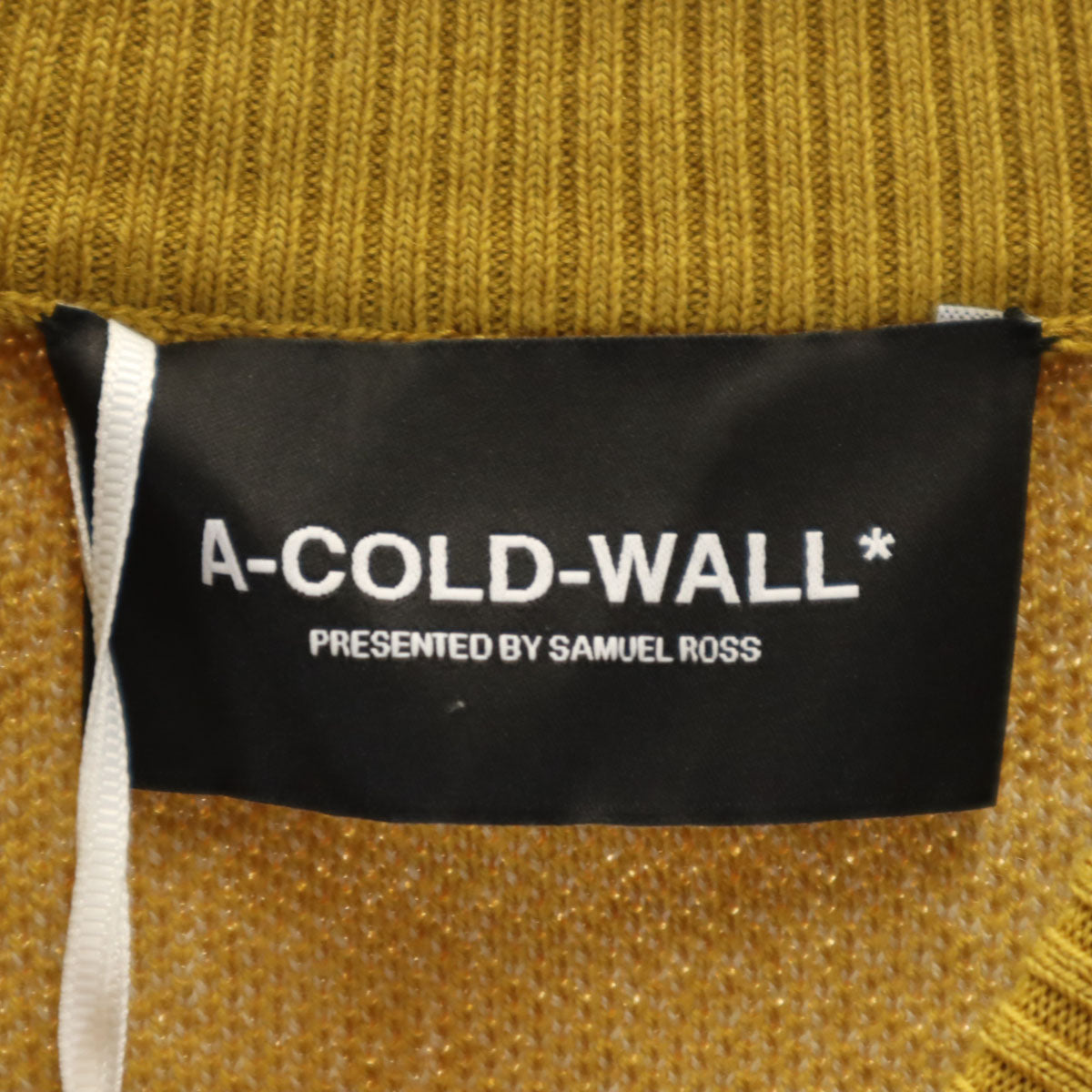 A-COLD-WALL アコールドウォール 長袖 セーター M マスタード ニット メンズ