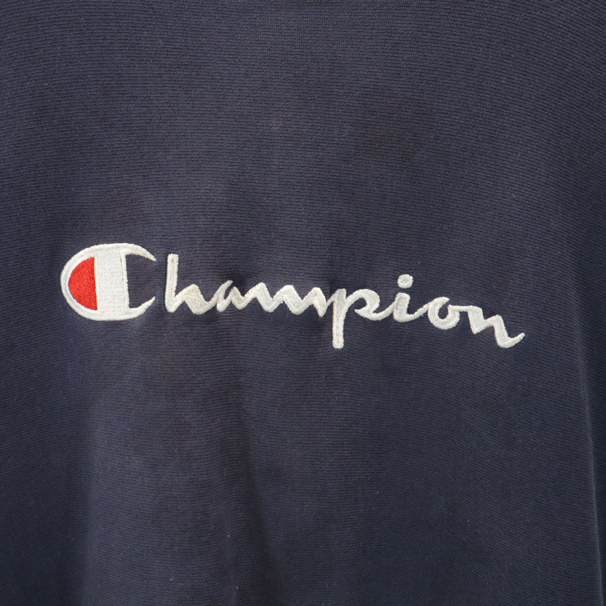 Champion チャンピオン 90s USA製 オールド 刺繍タグ 長袖 リバースウィーブ スウェット トレーナー XXL ネイビー ビッグサイズ メンズ